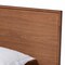 Baxton Studio Melora Mid-Century Modern Walnut Brown Finished Wood and Rattan Twin Size 5-Piece Bedroom Set 241-11178-11179-11298-11298-11299-11300-ZORO - alternate 9